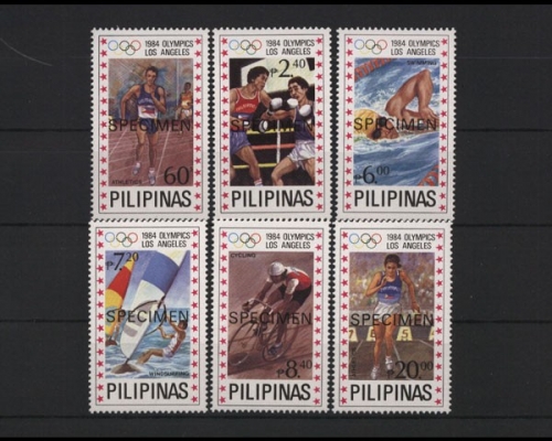 Philippinen, Olympiade, MiNr. 1594-1605 A, Specimen