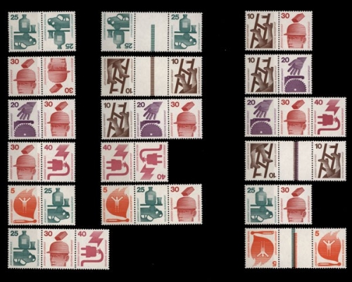 Deutschland (BRD), MiNr. K 10 - KZ 10 ohne WK 2+3, postfrisch