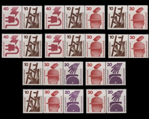 Deutschland (BRD), MiNr. W 47 - W 56, postfrisch