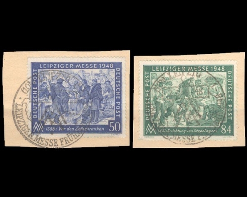 Gem.-Ausgaben, Michel Nr. 967-968, Briefstücke