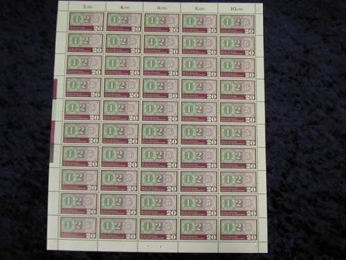 Deutschland (BRD), MiNr. 482, 50er Bogen, postfrisch