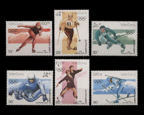 Laos, Olympiade, MiNr. 1210-1215, postfrisch