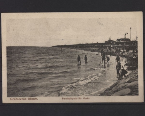 Büsum, Nordseebad, Sandspielplatz für Kinder