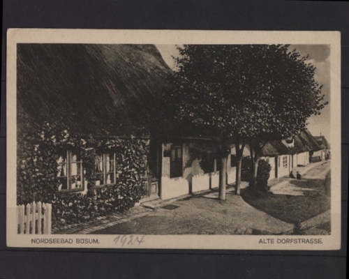 Büsum, Nordseebad, alte Dorfstrasse