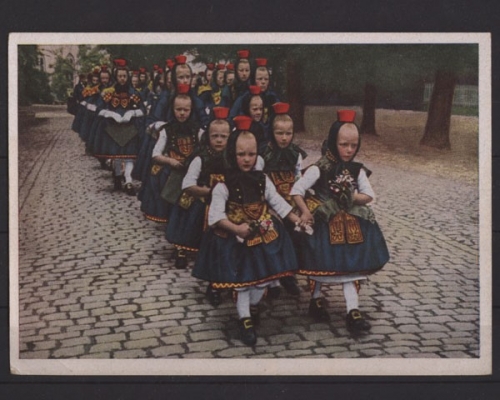 Hessische Trachten, Schwälmer Kinder im Festschmuck