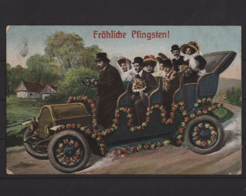 Pfingstausflug mit dem Auto, Fröhliche Pfinsten!