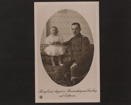 Herzog Ernst August z. Braunschw. u. Lünneb. mit Erbprinz