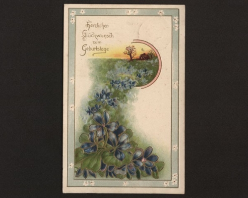 Blumenranke, Geburtstagsgruß