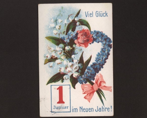 Blütenherz, Viel Glück im Neuen Jahre!