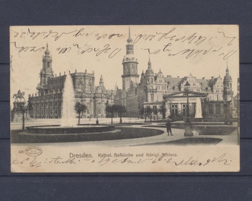 Dresden, Kathol. Hofkirche und Königl. Schloss
