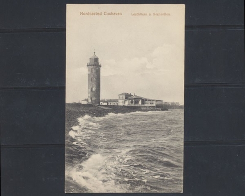 Cuxhaven, Nordseebad, Leuchtturm u. Seepavillon