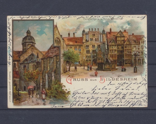 Hildesheim, Dom, Templerhaus u. Haus Wedekind