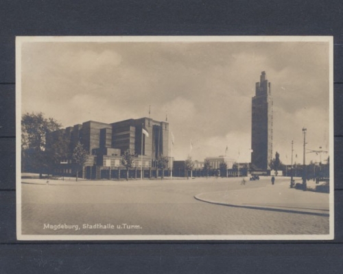 Magdeburg, Stadthalle und Turm