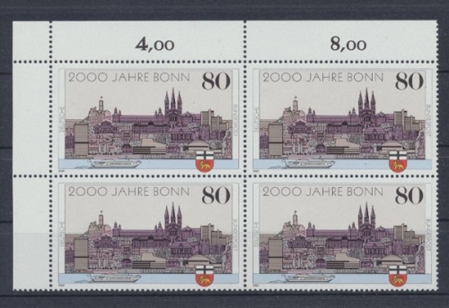 Deutschland (BRD),, MiNr. 1402, Ecke links oben, postfrisch
