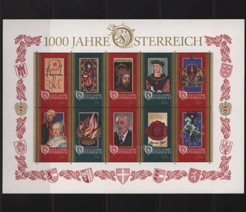 Österreich, MiNr. Block 12, postfrisch