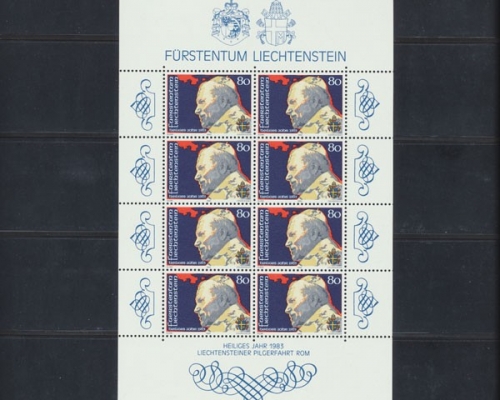 Liechtenstein, MiNr. 830 Kleinbogen, postfrisch