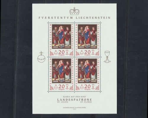 Liechtenstein, MiNr. 1151 Kleinbogen, postfrisch