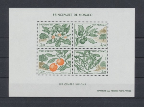Monaco, MiNr. Block 52, postfrisch