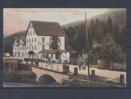 Baiersbronn, Obertal, Gasthof u. Pension zum goldenen Adler