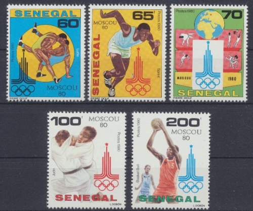 Senegal, MiNr. 731-735, postfrisch