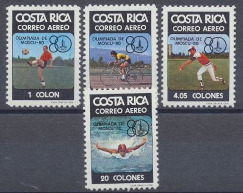 Costa Rica, MiNr. 1065-1068, postfrisch