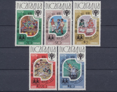 Nicaragua, MiNr. 2080-2084 b, postfrisch