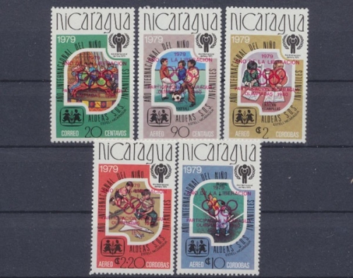 Nicaragua, MiNr. 2080-2084 a, postfrisch