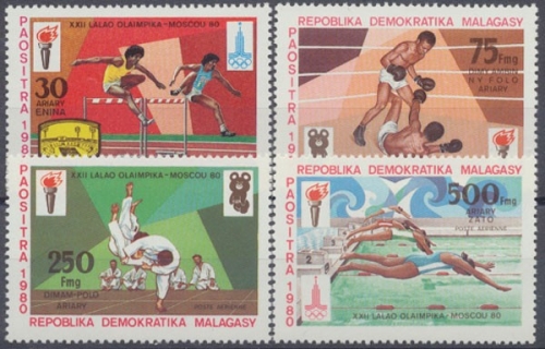 Madagaskar, Michel Nr. 863-866, postfrisch