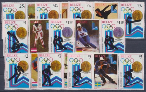 Belize, MiNr. 501-508 ZD, postfrisch