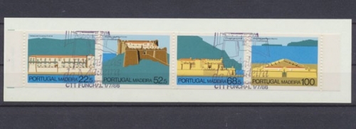Madeira, MiNr. MH 6 mit MiNr. 107-110 C, ESST