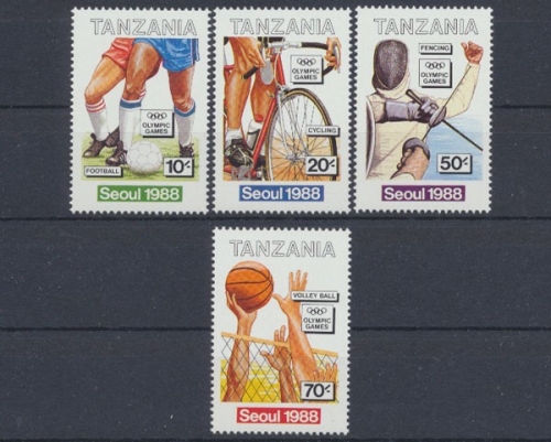 Tansania, MiNr. 471-474, postfrisch