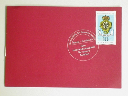 , MiNr. Block 10, Jahresgabe der Versandstelle 1974, ESST