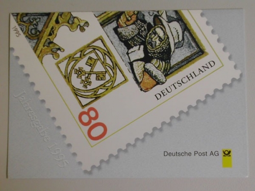 Deutschland (BRD), MiNr. 1786, Jahresgabe der Versandstelle 1995