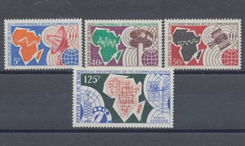 Tschad, Michel Nr. 383-385+386, postfrisch