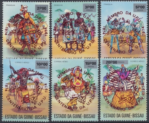 Guinea - Bissau, Michel Nr. 374-379 b A, postfrisch
