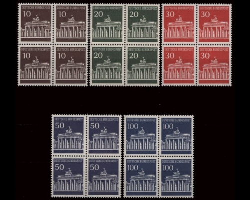 Deutschland (BRD), Michel Nr. 506-510 VB, postfrisch (361311)