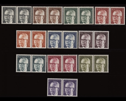Deutschland (BRD), Michel Nr. 635-645 WP, postfrisch (361351)