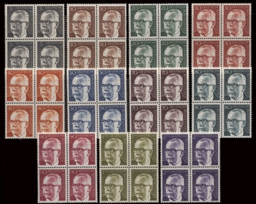 Deutschland (BRD), Michel Nr. 635-645 VB, postfrisch (361361)