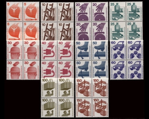 Deutschland (BRD), Michel Nr. 694-703 VB, postfrisch (361451)