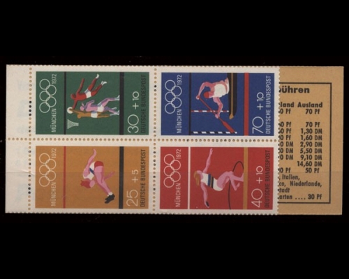 Deutschland (BRD), Michel Nr. 734-737 MH 17, postfrisch (361541)
