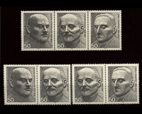 Deutschland (BRD), Michel Nr. 871-873 ZD Kombi, postfrisch (361651)