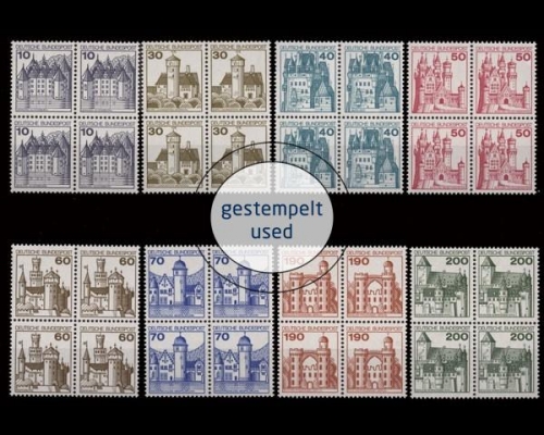 Deutschland (BRD), Michel Nr. 913-920 VB, gestempelt (361702)