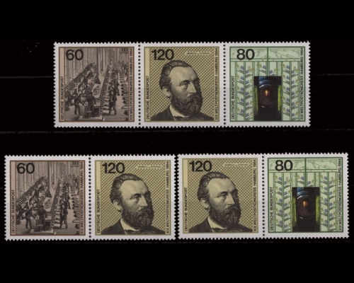 Deutschland (BRD), Michel Nr. 1215-1217 ZD Kombi, postfrisch (362081)