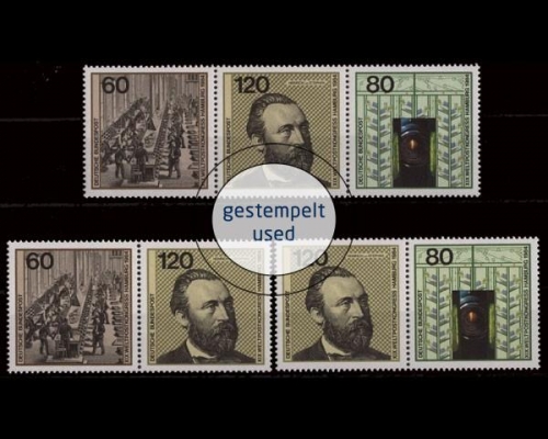 Deutschland (BRD), Michel Nr. 1215-1217 ZD Kombi, gestempelt (362082)