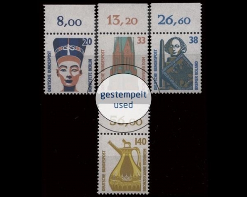 Deutschland (BRD), Michel Nr. 1398-1401 OR, gestempelt (362482)