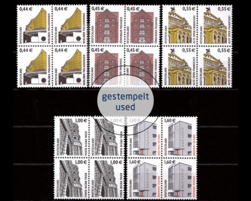 Deutschland (BRD), Michel Nr. 2298-2302 VB, gestempelt (364262)
