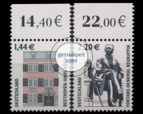 Deutschland (BRD), Michel Nr. 2306-2307 OR, gestempelt (364302)