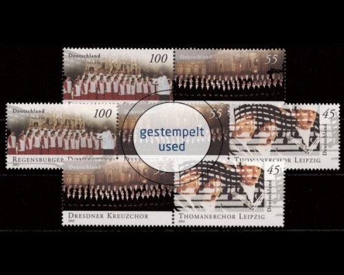 Deutschland (BRD), Michel Nr. 2318-2320 ZD Kombi, gestempelt (364372)