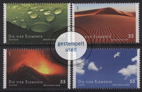 Deutschland (BRD), Michel Nr. 2852-2855, gestempelt