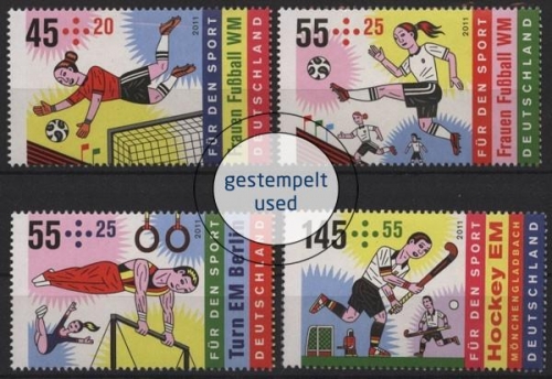 Deutschland (BRD), Michel Nr. 2857-2860, gestempelt